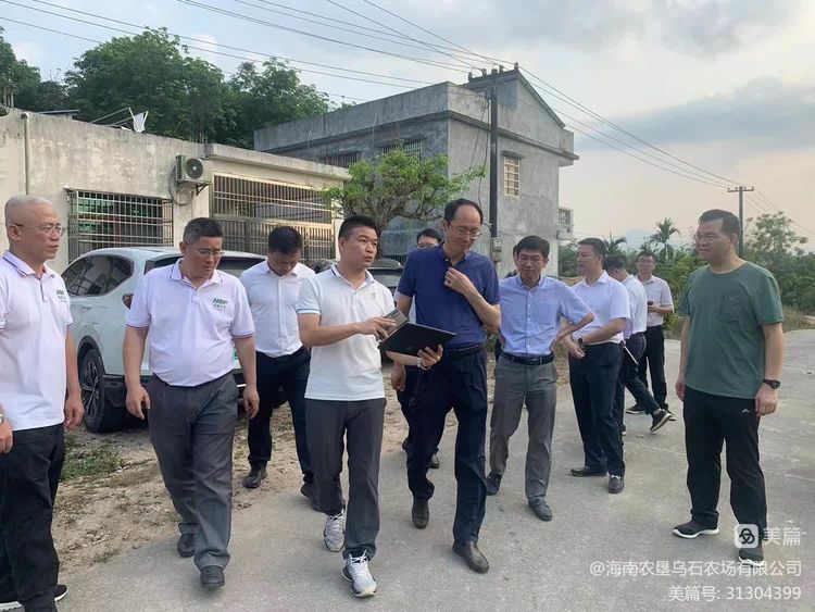 省資規廳副廳長邱烈飛率隊到瓊中陽江調研“墾地融合”全域土地綜合整治項目